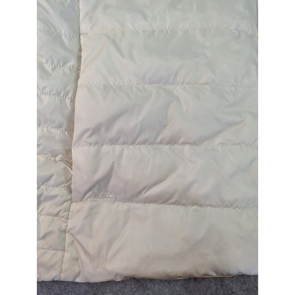 The North Face Aconcagua 550 Down Puffer Vest Womens XXL Cream Off-White Zip Up - Picture 2 of 6